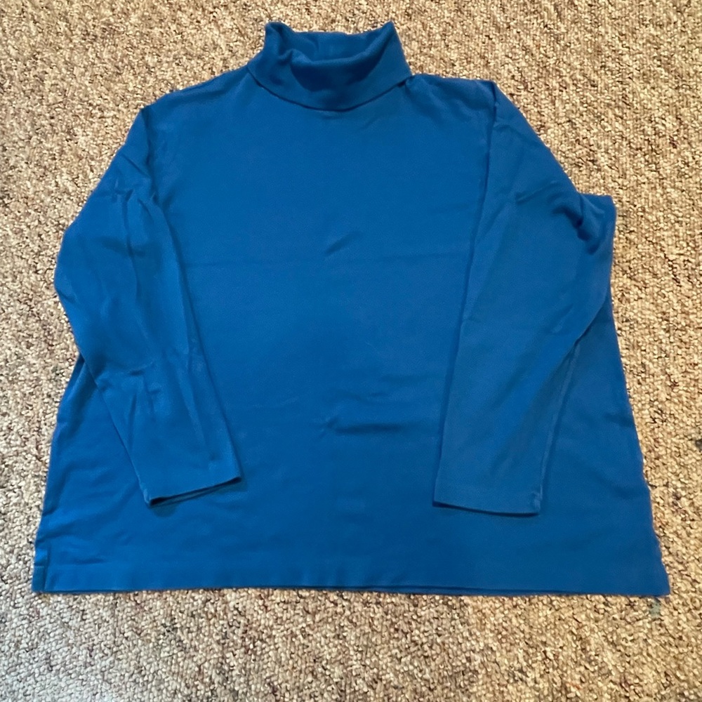 LANDS’ END plus size turtleneck.